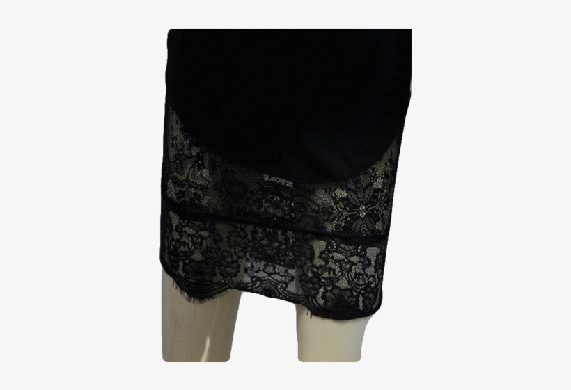 Little Black Lace Skirt Small - Miniskirt, transparent png download