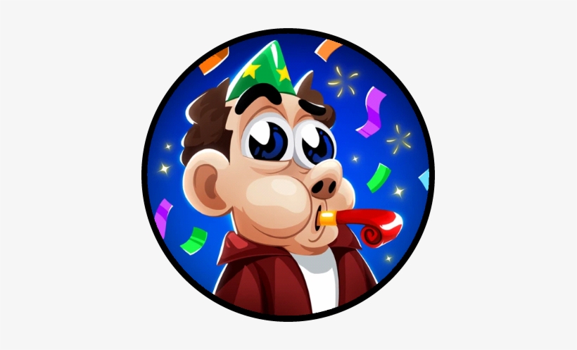 Party Time Circled - Agar Io New Skins 2018, transparent png download