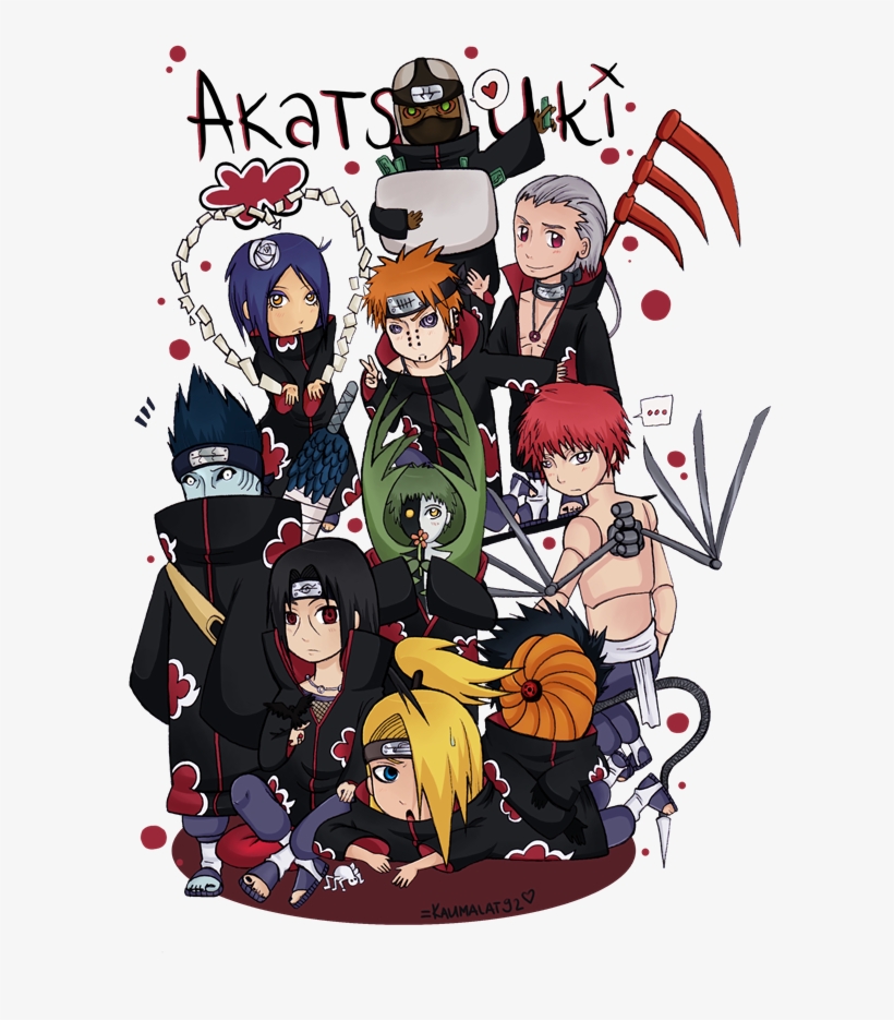 Download Akatsuki By ~km92 On Deviantart - Todos Los Akatsuki Chibi ...