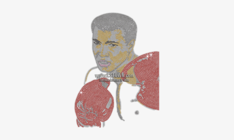 Shaking Up The World With Fists Rhinestone Iron On - Cross-stitch, transparent png download