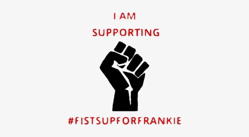 Fists Up For Frankie - Black Panther Hand Signals, transparent png download