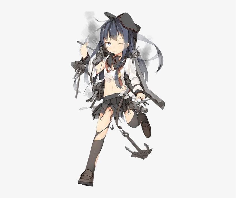 237 Akatsuki Kai Ni Damaged - Akatsuki Kai Ni Kancolle, transparent png download