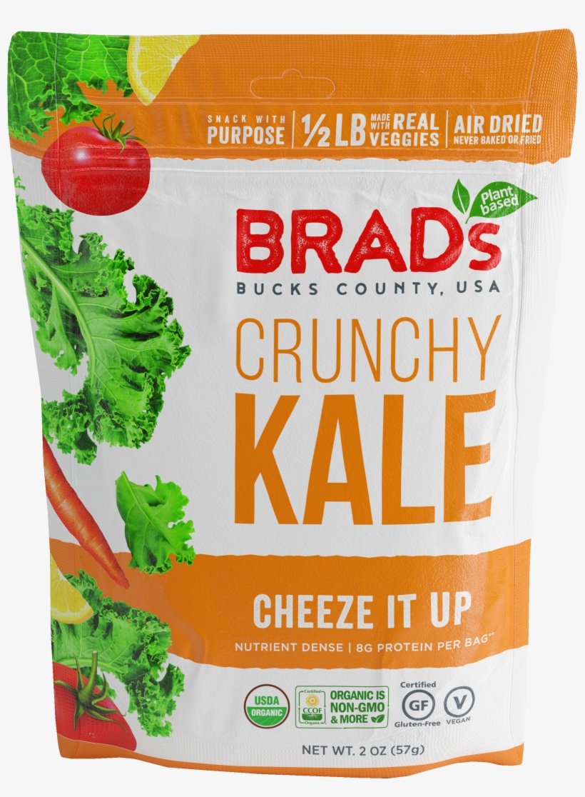 Cheeze It Up 12 Pack - Brad's Kale Chips, transparent png download