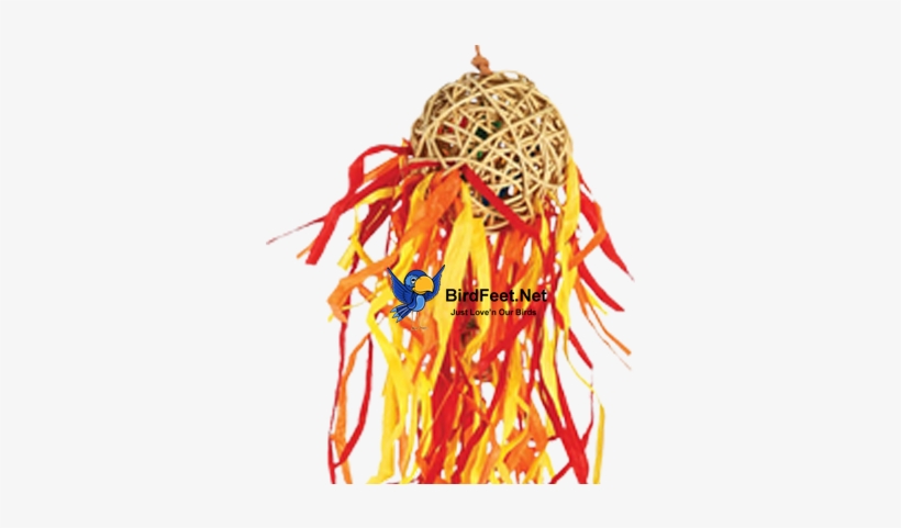 Paradise Toys, Fireball, For Pet Birds - Caitec 689 6 In. X 16 In. Fireball, As Shown, transparent png download