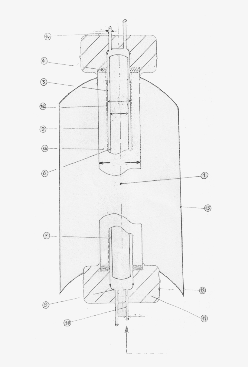 Allowing The Water Circulate In The Bottom(10) And - Technical Drawing, transparent png download