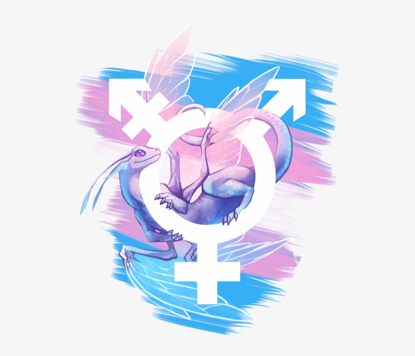 Saturday Again Means Another Pride Dragon - Transgender Dragon, transparent png download