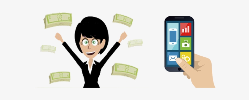 Como Ganhar Dinheiro Na Internet Pelo Celular Descubra - Money, transparent png download
