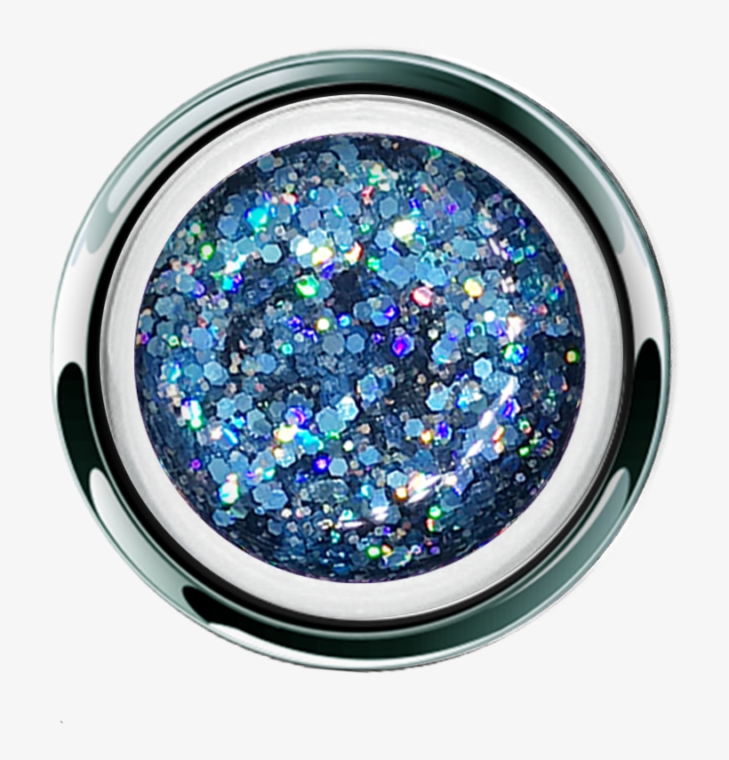 Uv/led Gel Play Glitter Crush Blue 4g - Gel Play Glitter Crush, transparent png download