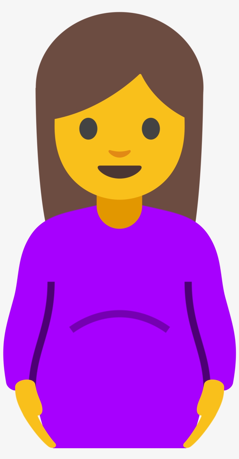 Open - Pregnant Emoji Png, transparent png download