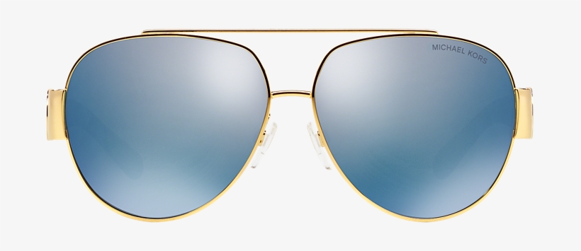 Michael Kors Mk5012 106922 Gold Aviator Sunglasses, transparent png download