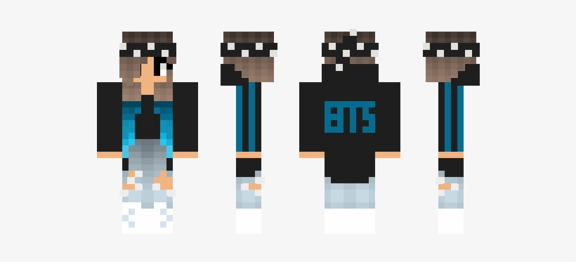 Minecraft Skin Jinbts - Skins De Fortnite De Minecraft, transparent png download