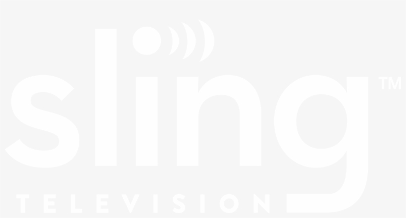 Sponsored By Slinglogo White - Sling Tv Packages 2018, transparent png download