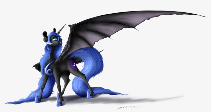 Skitsniga, Bat Wings, Nightmare Moon, Safe, Simple - My Little Pony: Friendship Is Magic, transparent png download