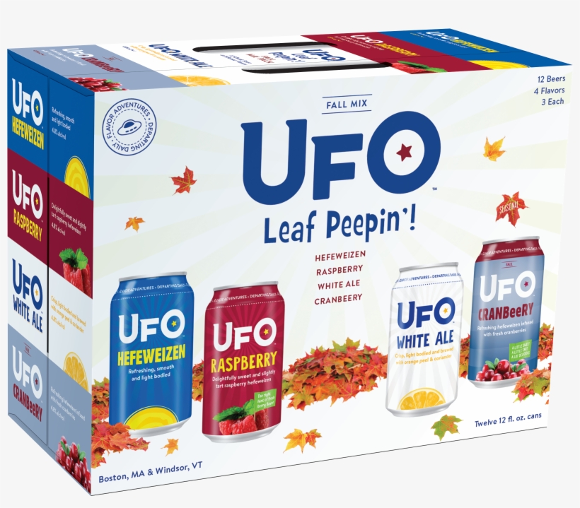 Harpoon Brewery Introduces Ufo Leaf Peepin' Mix Pack - Box, transparent png download