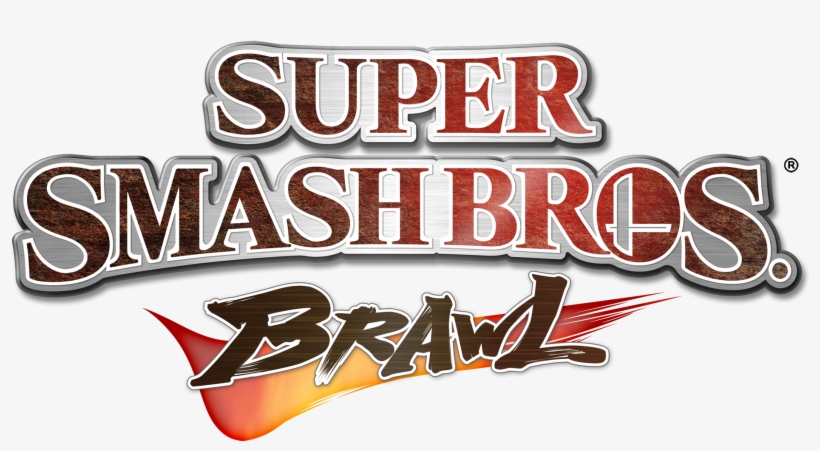 Super Smash Bros Brawl Logo Png, transparent png download