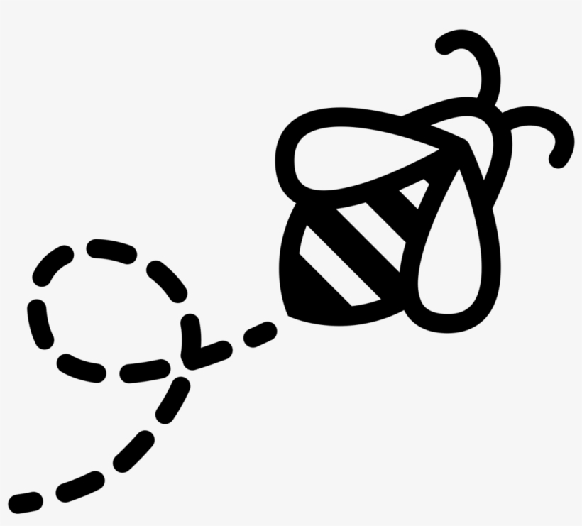 Attract And Support Wildlife In The City - Bee Icon Black And White, transparent png download