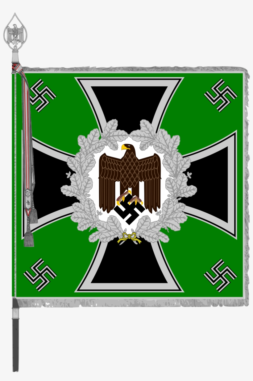 Open - Standarte Der Wehrmacht Regimentsfahne, transparent png download