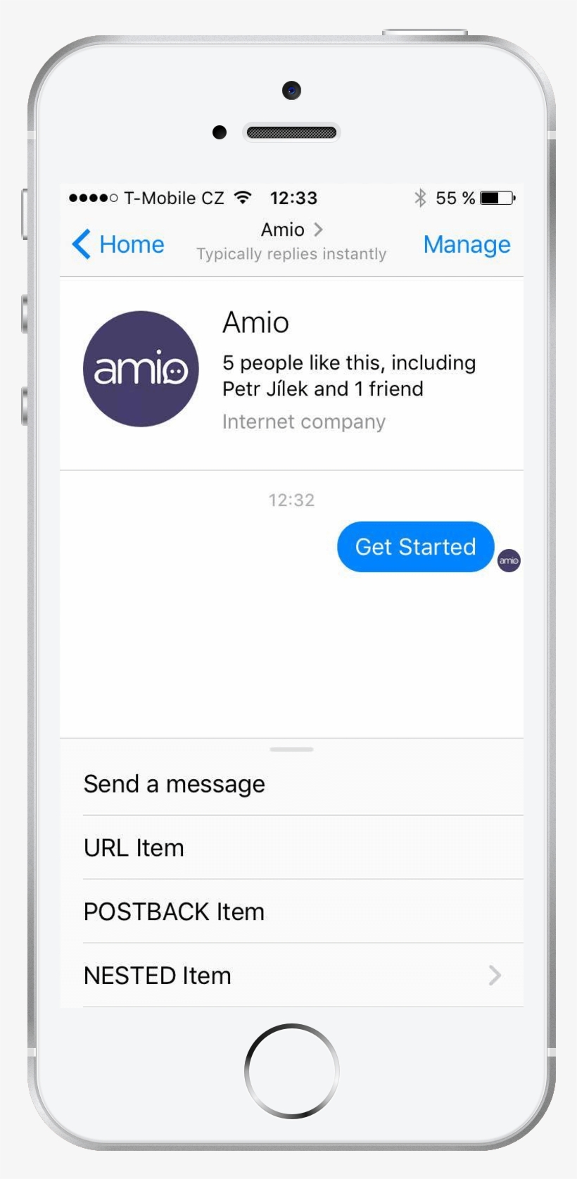 Menu In Facebook Messenger - Facebook Messenger Tags Message, transparent png download