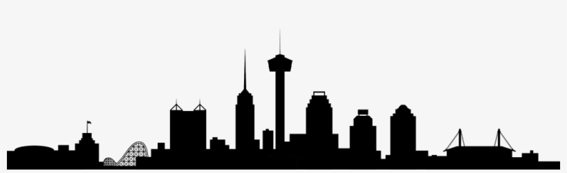 Special Delivery Service Available Statewide - San Antonio Skyline Black And White, transparent png download
