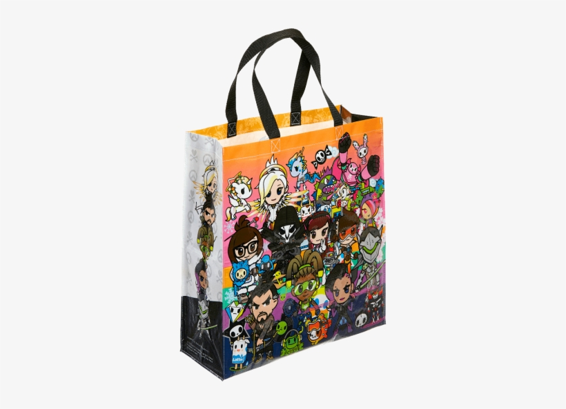 Tokidoki X Overwatch Heroes Vinyl Totebag - Overwatch, transparent png download