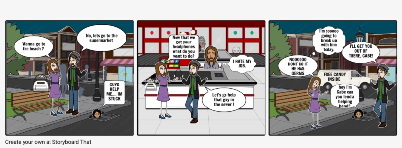 Gabe In A Sewer - Cartoon, transparent png download