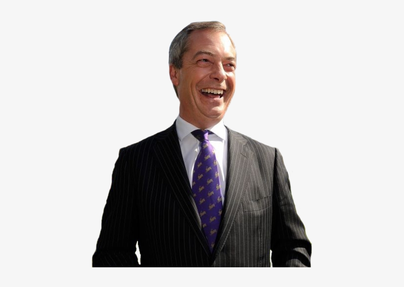 311 - Nigel Farage White Background, transparent png download