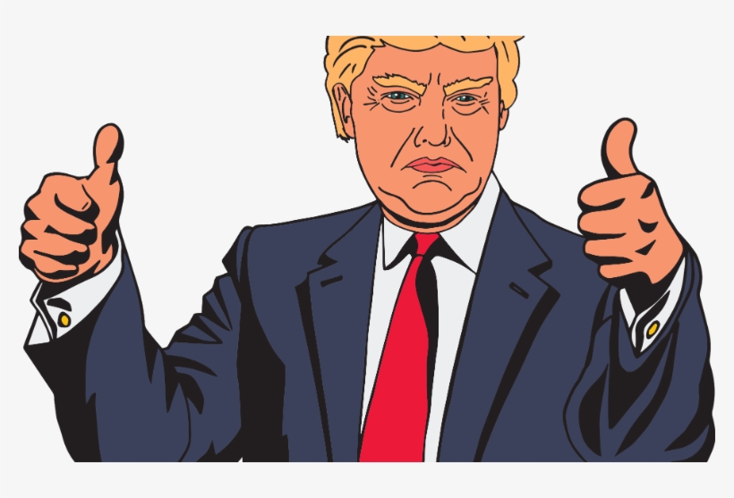 Donald Trump Registering His Approval - Trump Xrp, transparent png download
