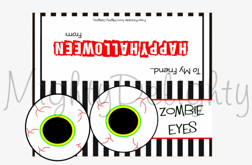 Zombie Eye Printable Pic - Circle, transparent png download