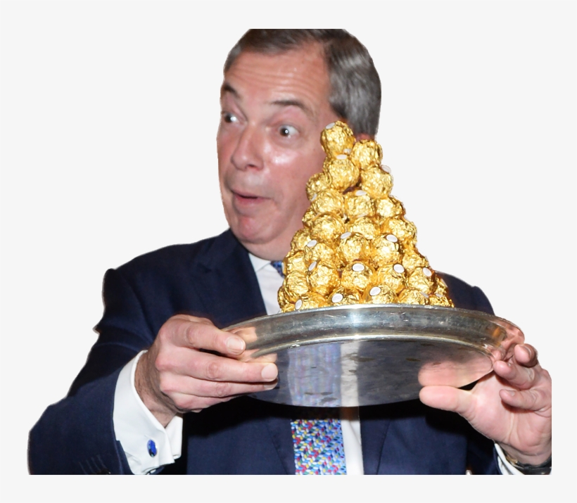 Deborah Ross - Nigel Farage Ferrero Rocher, transparent png download