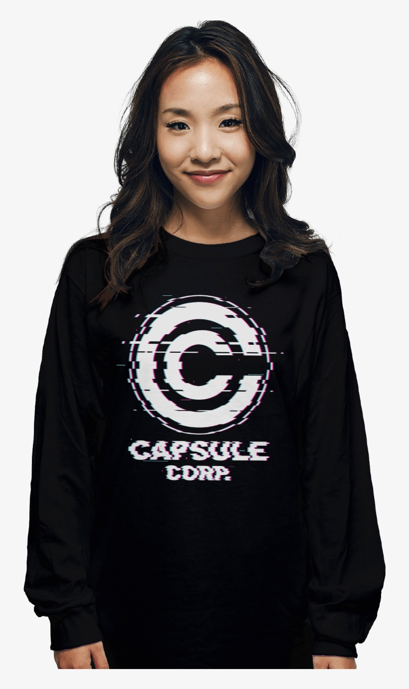 Glitch Capsule Corp - Girl, transparent png download