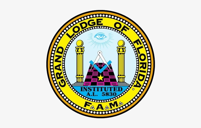 Local Masonic Links - Grand Lodge Of Florida Seal, transparent png download