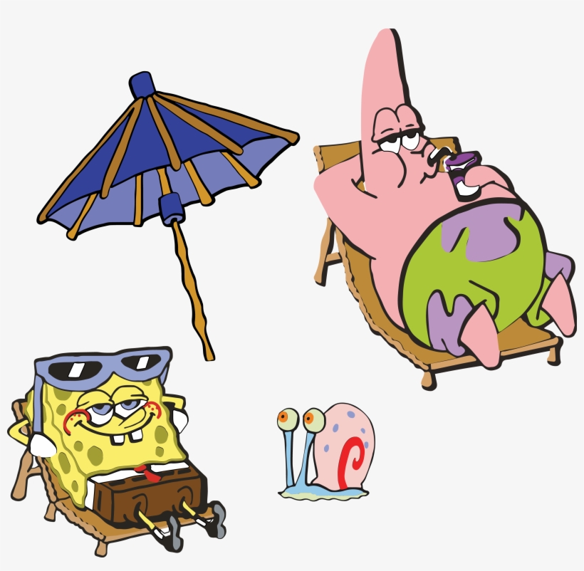 For Developers Beach Spongebob Clipart File 625 11kb - Spongebob Png, transparent png download
