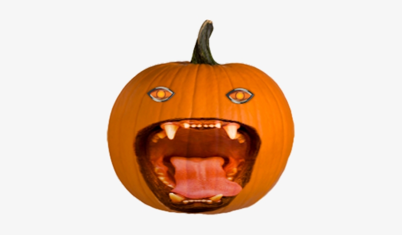 Scary Jack O Lantern Png - Evil Jack O Lantern, transparent png download
