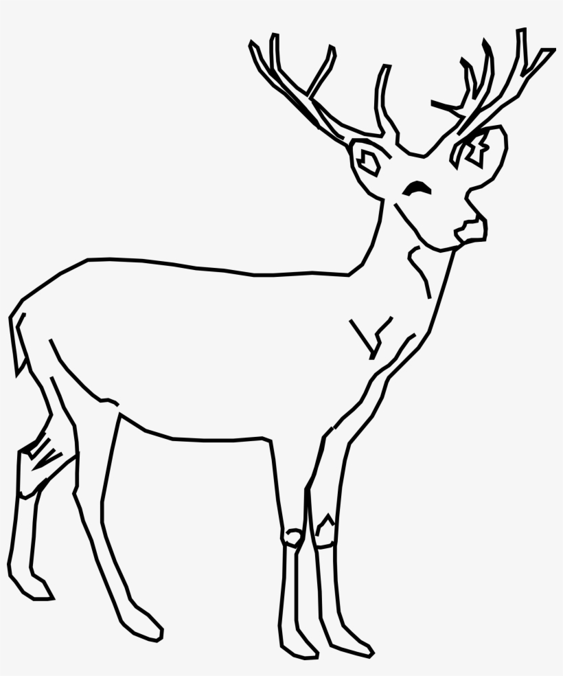 Big Image - Deer Clip Art, transparent png download