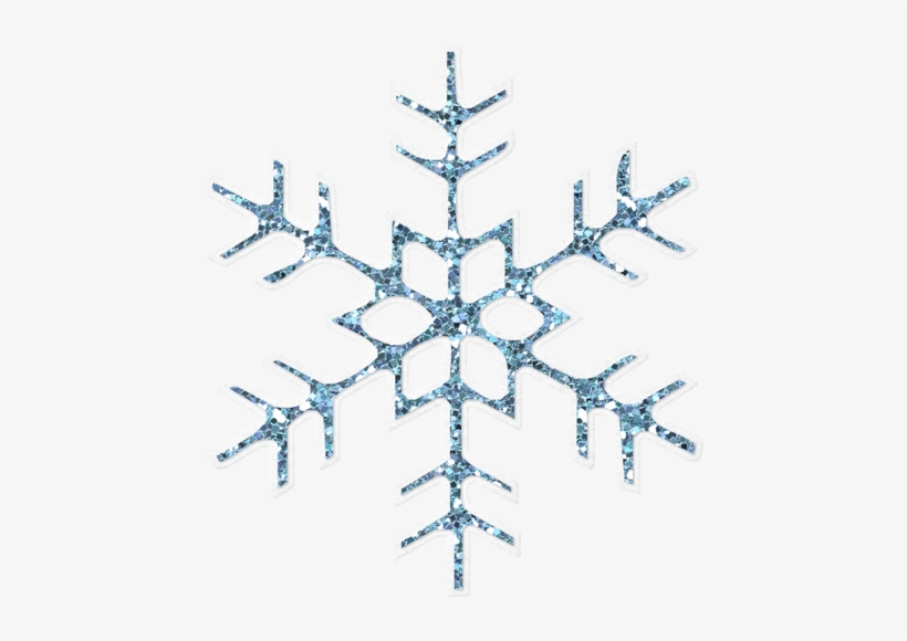Glitter Snowflake Png - Snowflake, transparent png download