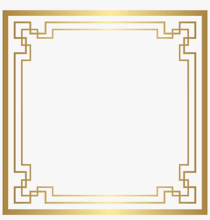 Clipart Royalty Free Download Border Frame Png Gold, transparent png download