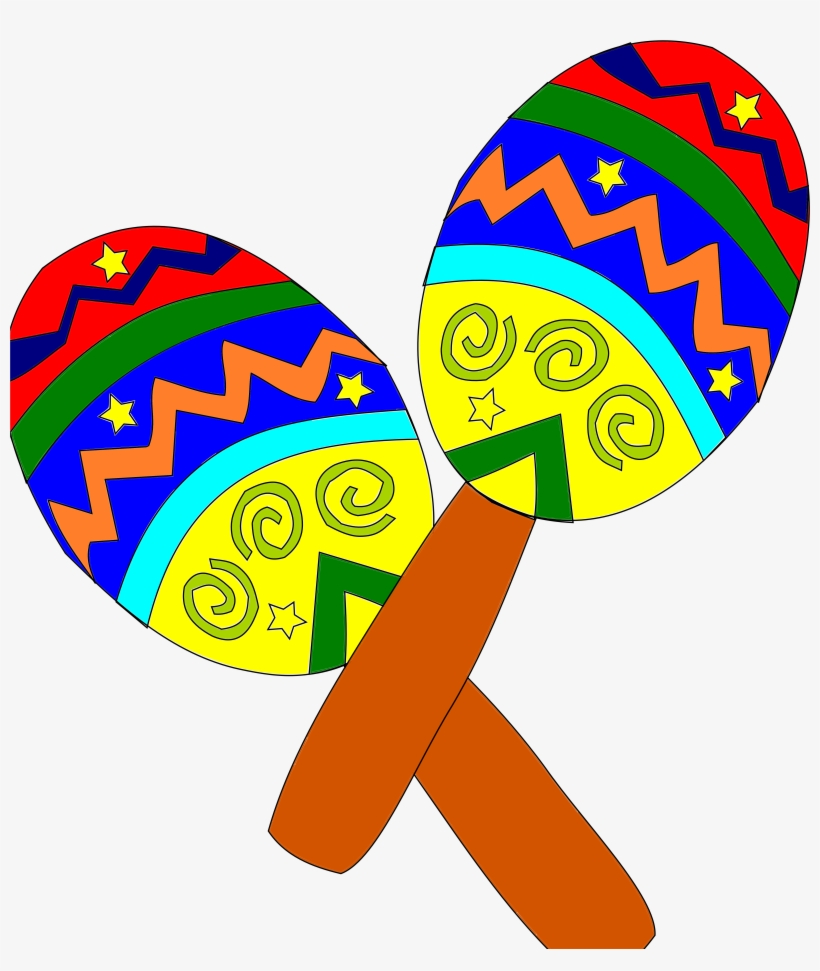 Sombrero - Maracas Clipart, transparent png download