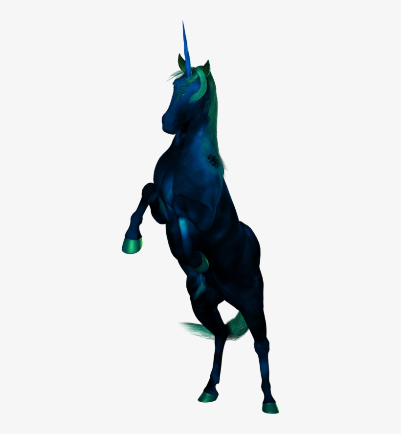 Unicornio Preto Png, transparent png download