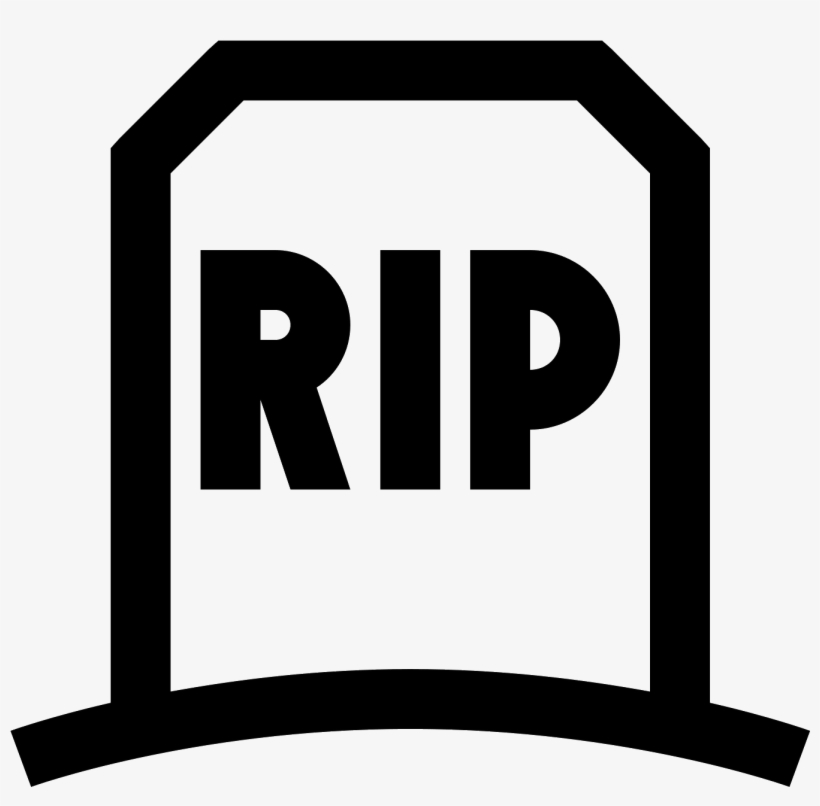 The Image Is The Outline Of A Headstone Slightly Tapered - Headstone Icon, transparent png download
