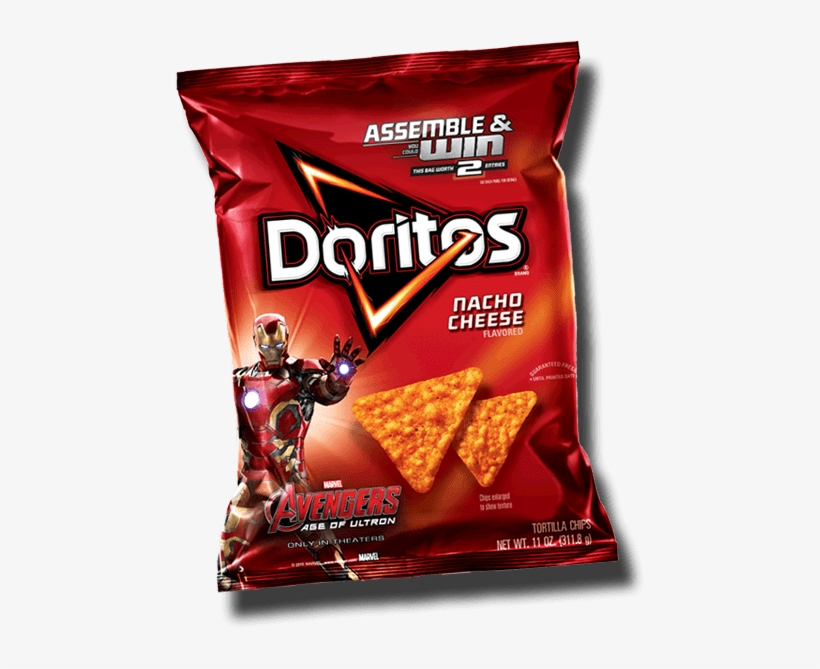 Doritos Nacho Cheese Avengers Png - Doritos Nacho Cheese Flavored Tortilla Chips 9.75 Ounce, transparent png download
