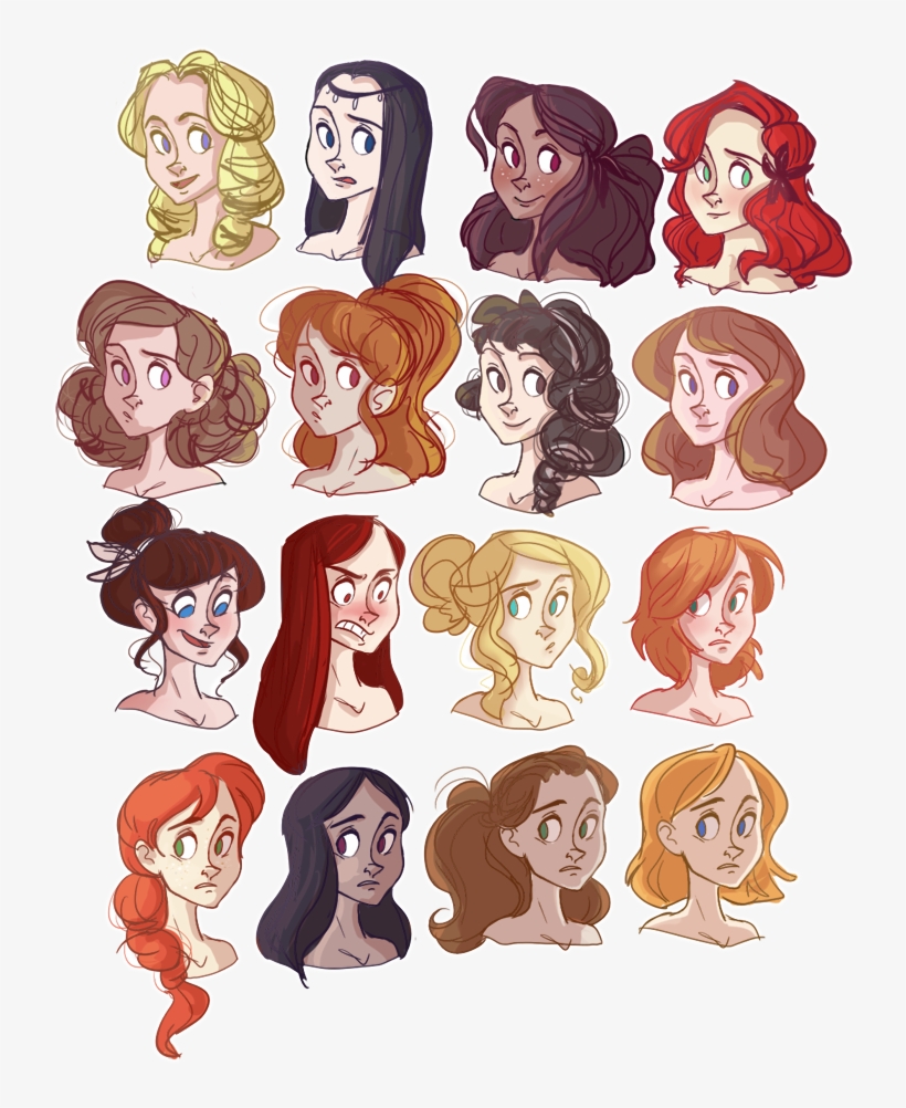 Left To Right Top To Bottom - Hair Reference, transparent png download