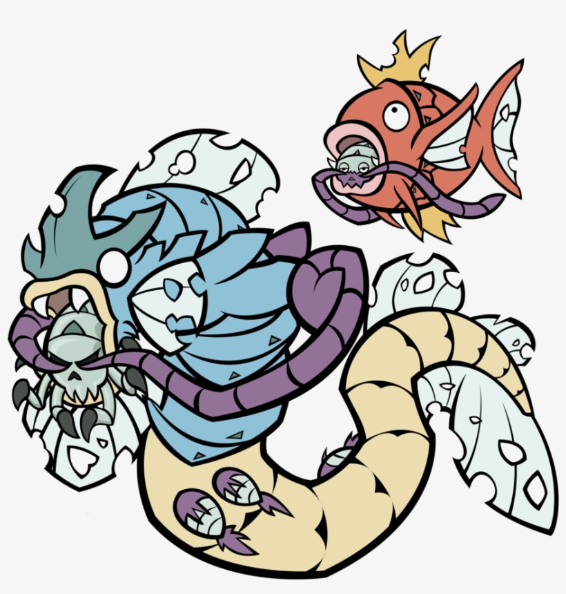 Clip Black And White Download Pokemon Alola By H On - Pokemon Gyarados, transparent png download