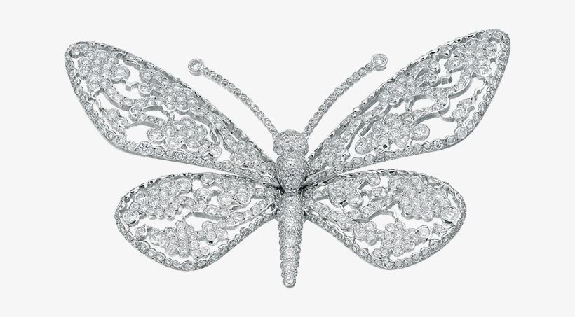 Lace Butterfly Brooch - Jewellery, transparent png download