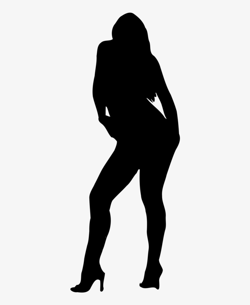 Woman Silhouette - Silhueta Mulher Sensual Png, transparent png download