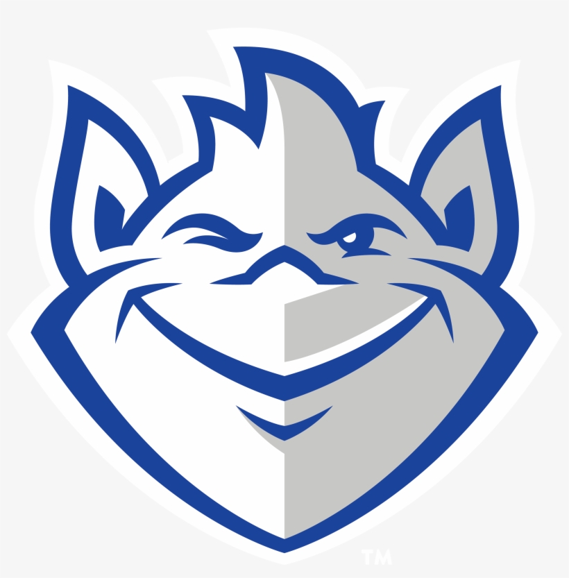 Scalable Rgb With White Border - Saint Louis Basketball Logo, transparent png download