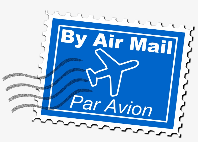 This Free Icons Png Design Of Air Mail Postage Stamp, transparent png download