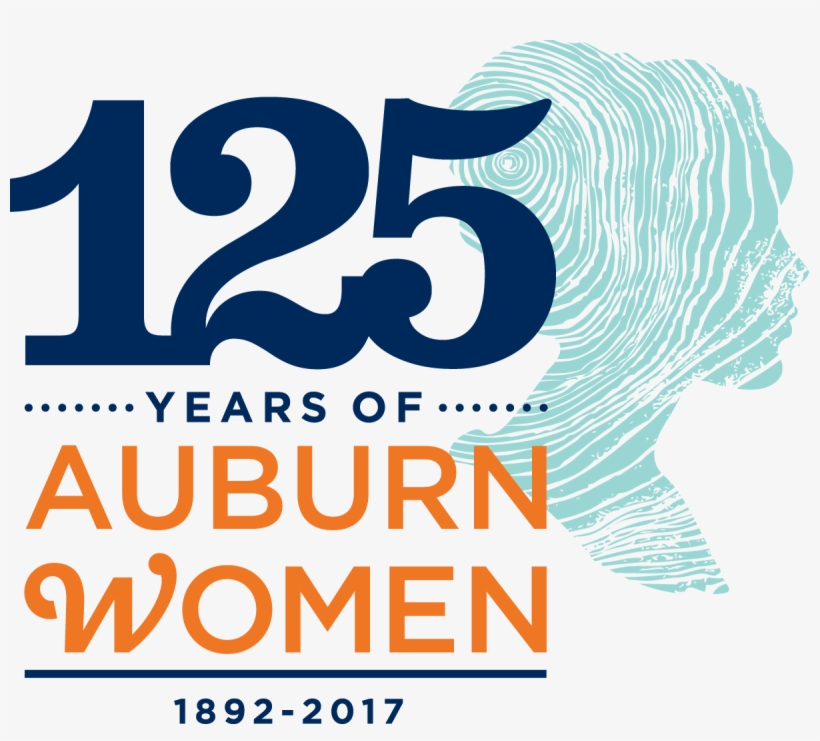 Logo Celebrating 1892-2017 And Auburn Women - Auburn University, transparent png download