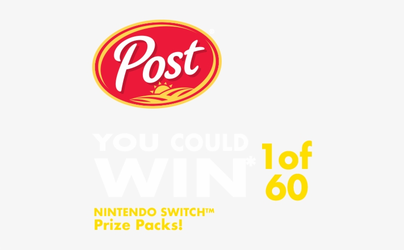 You Could Win* 1 Of 60 Nintendo Switch™ Prize Packs - Post Food Grocery Honey Bunches Of Oats, transparent png download