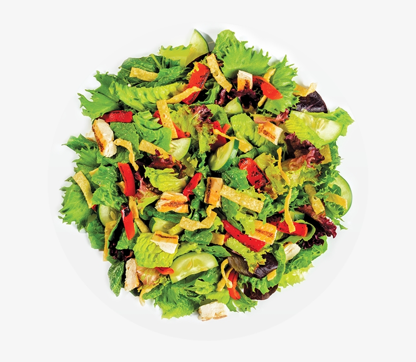 Thai Chicken - Salad From Top Png, transparent png download
