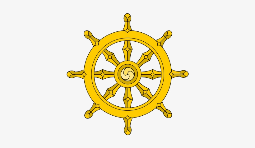 Wheel Of Dharma Transparent - Dharma Wheel, transparent png download